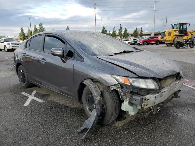 19XFB2F50FE218538 - 2015 HONDA CIVIC LX GRAY photo 4