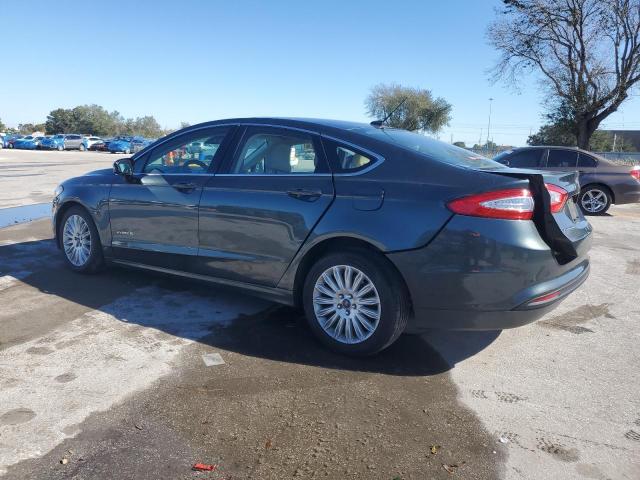 3FA6P0LU2GR140801 - 2016 FORD FUSION SE HYBRID TEAL photo 2