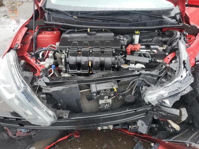 3N1AB7AP9KY410357 - 2019 NISSAN SENTRA S 红色 照片 11