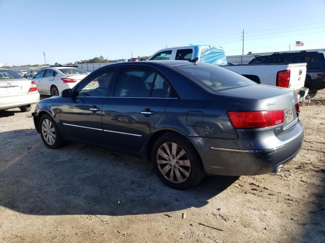 5NPEU46F99H408333 - 2009 HYUNDAI SONATA SE BLUE photo 2