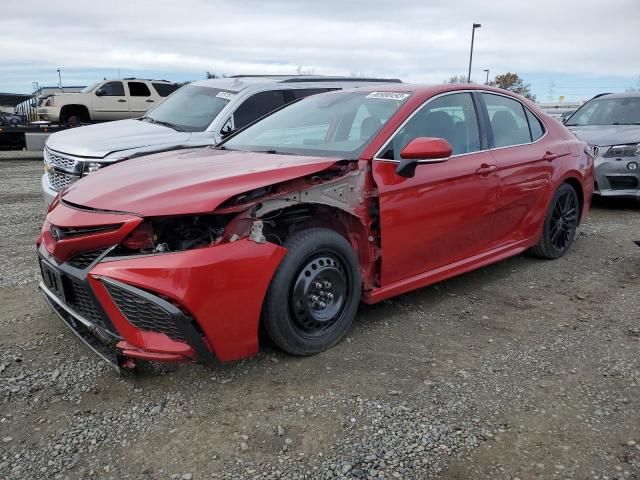 4T1K61AK2MU495521 - 2021 TOYOTA CAMRY XSE RED photo 1