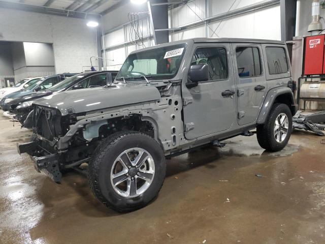 1C4HJXEG9NW196183 - 2022 JEEP WRANGLER U SAHARA GRAY photo 1