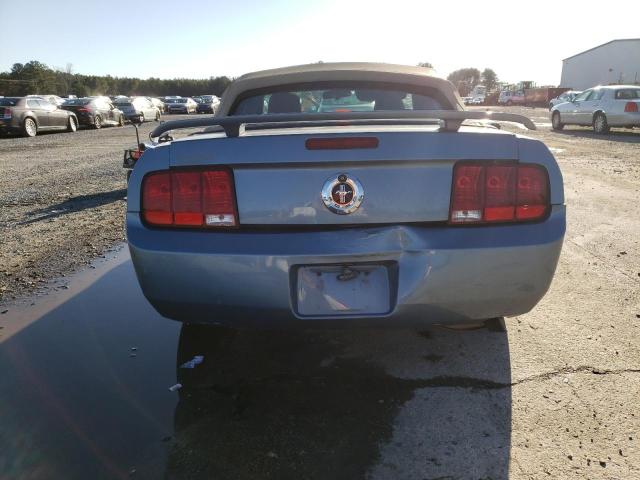1ZVFT84N155256712 - 2005 FORD MUSTANG BLUE photo 6