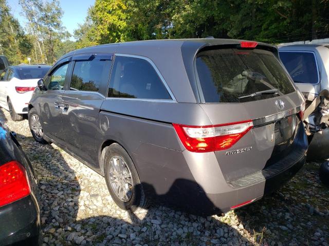 5FNRL5H67BB072225 - 2011 HONDA ODYSSEY EXL GRAY photo 2