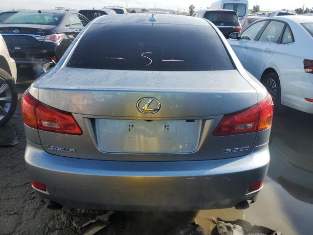 JTHBK262385056504 - 2008 LEXUS IS 250 SILVER photo 6