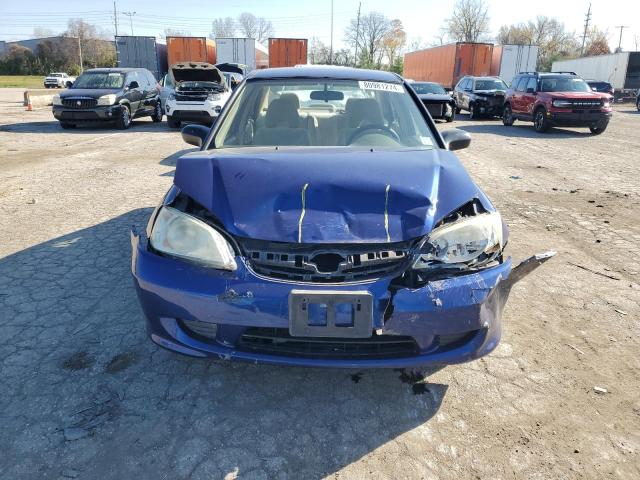 2HGES16375H578625 - 2005 HONDA CIVIC DX VP 蓝色 照片 5
