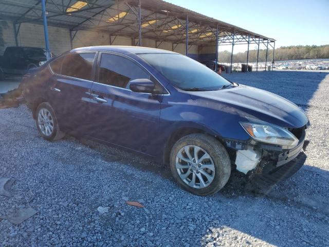 3N1AB7AP2KY395488 - 2019 NISSAN SENTRA S BLUE photo 4