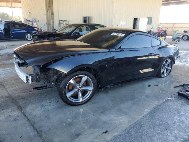 1FA6P8CF3K5122318 - 2019 FORD MUSTANG GT GRAY photo 1