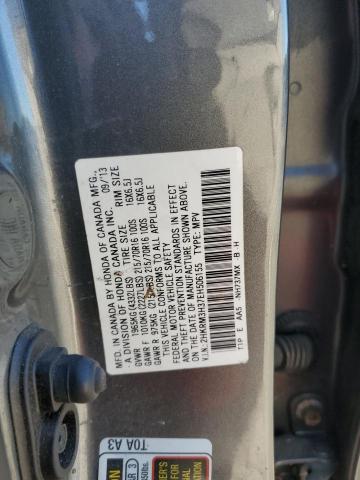 2HKRM3H37EH506155 - 2014 HONDA CR-V LX GRAY photo 13