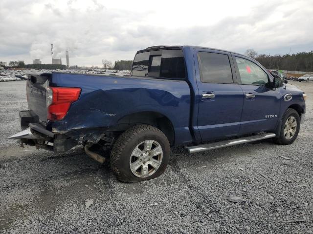 1N6AA1EJXHN543165 - 2017 NISSAN TITAN S BLUE photo 3