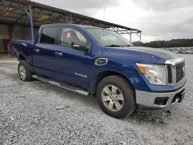 1N6AA1EJXHN543165 - 2017 NISSAN TITAN S BLUE photo 4