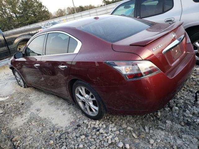 1N4AA5AP7DC823450 - 2013 NISSAN MAXIMA S BURGUNDY photo 2