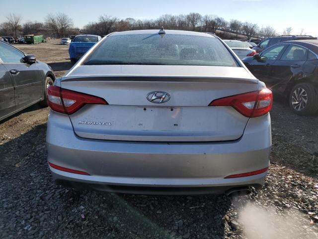 5NPE24AF4FH170304 - 2015 HYUNDAI SONATA SE SILVER photo 6