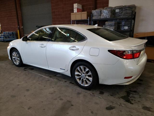 JTHBW1GG9D2008915 - 2013 LEXUS ES 300H WHITE photo 2