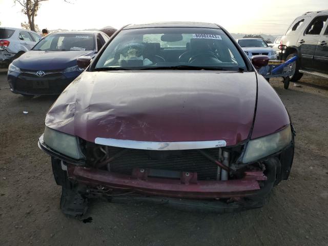 19UUA66294A028696 - 2004 ACURA TL BURGUNDY photo 5