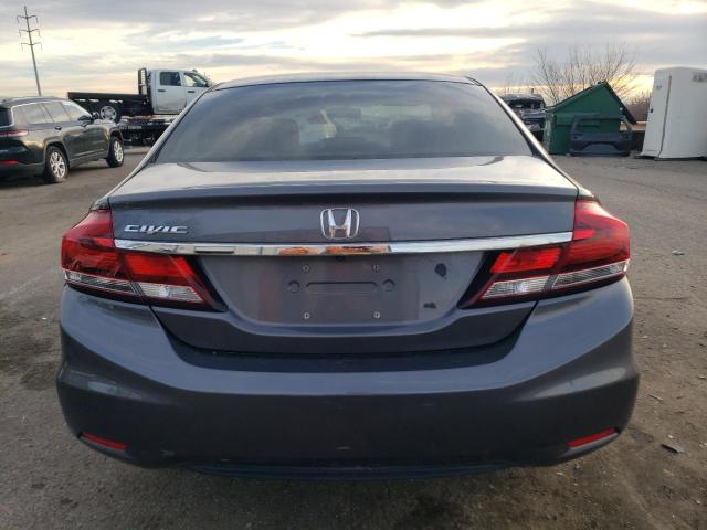 2HGFB2F59FH531366 - 2015 HONDA CIVIC LX GRAY photo 6