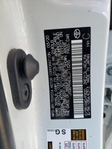JTDEPRAE6LJ113255 - 2020 TOYOTA COROLLA LE WHITE photo 13
