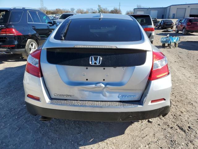 5J6TF2H53EL002218 - 2014 HONDA CROSSTOUR EXL ვერცხლისფერი ფოტო 6