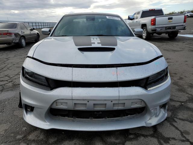 2C3CDXGJ4KH636089 - 2019 DODGE CHARGER SCAT PACK SILVER photo 5