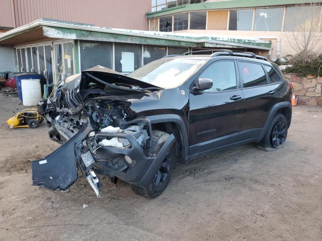 1C4PJMBX7JD586381 - 2018 JEEP CHEROKEE TRAILHAWK BLACK photo 1