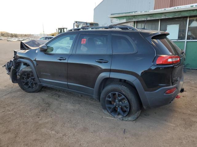 1C4PJMBX7JD586381 - 2018 JEEP CHEROKEE TRAILHAWK BLACK photo 2