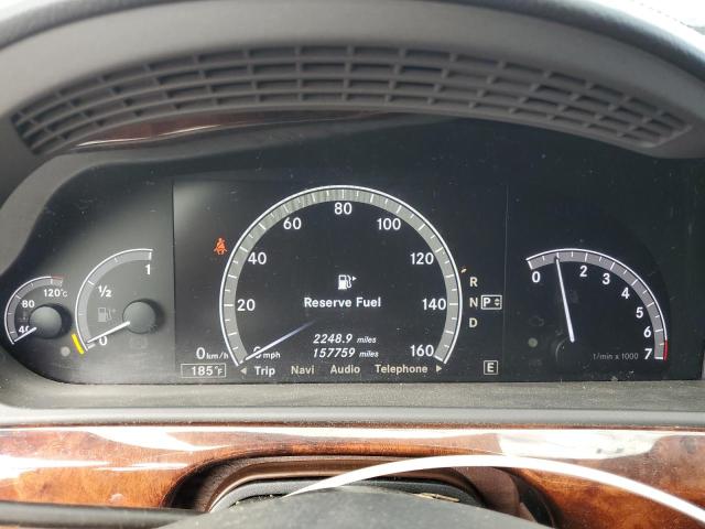 WDDNG9EB0CA430860 - 2012 MERZ S 550 4MATIC BLACK photo 9