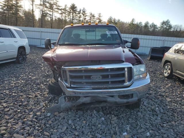 1FTNX21S14EB00856 - 2004 FORD F250 SUPER DUTY MAROON photo 5