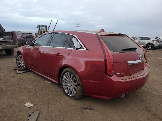 1G6DS8EV9A0149221 - 2010 CADILLAC CTS PREMIUM COLLECTION RED photo 2