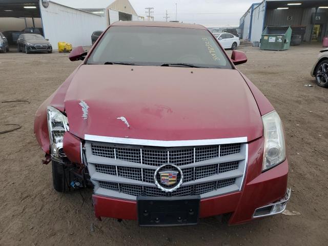 1G6DS8EV9A0149221 - 2010 CADILLAC CTS PREMIUM COLLECTION RED photo 5