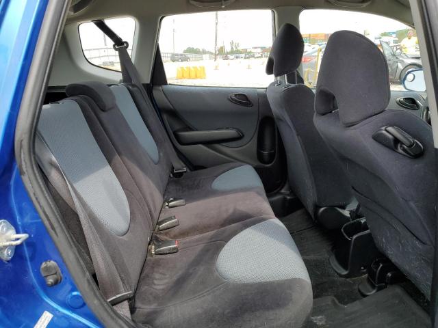 JHMGD38678S048784 - 2008 HONDA FIT SPORT BLUE photo 10