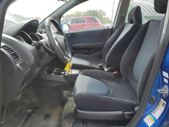 JHMGD38678S048784 - 2008 HONDA FIT SPORT BLUE photo 7