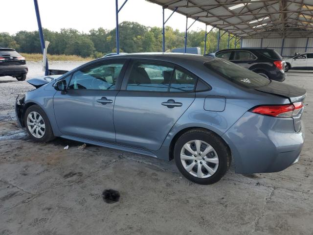 5YFEPMAE0MP207146 - 2021 TOYOTA COROLLA LE BLUE photo 2