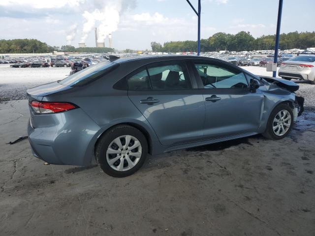 5YFEPMAE0MP207146 - 2021 TOYOTA COROLLA LE BLUE photo 3