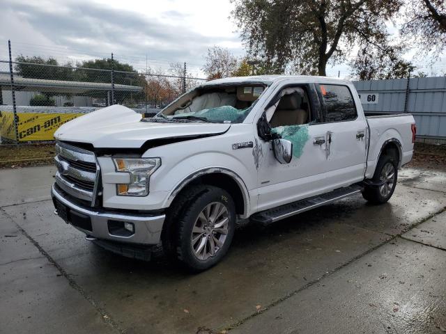 1FTEW1EG4FKD21343 - 2015 FORD F150 SUPERCREW WHITE photo 1