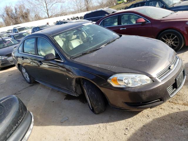 2G1WT57KX91219323 - 2009 CHEVROLET IMPALA 1LT BLACK photo 4