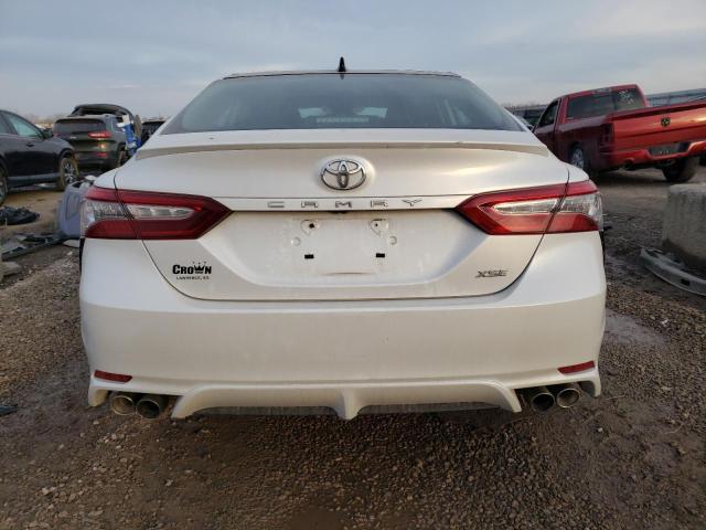 4T1BZ1HK7KU507141 - 2019 TOYOTA CAMRY XSE WHITE photo 6