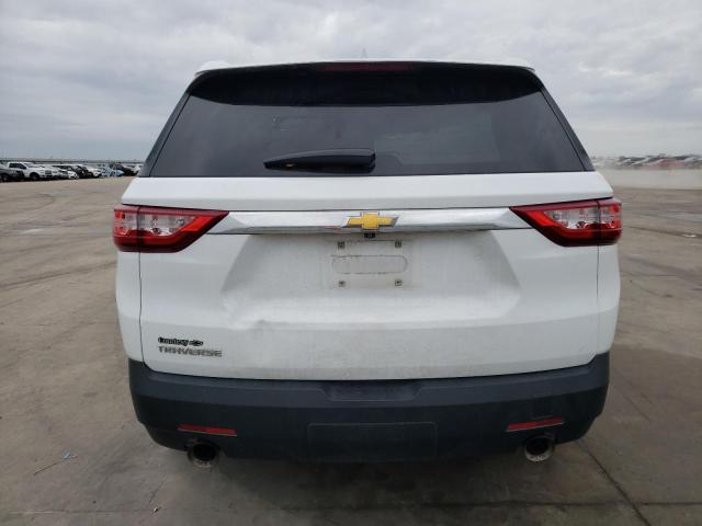 1GNERFKW9LJ189527 - 2020 CHEVROLET TRAVERSE LS WHITE photo 6