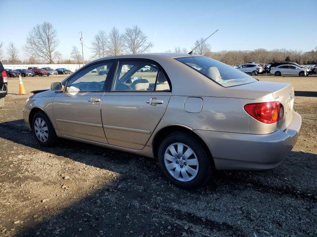 2T1BR38E24C203581 - 2004 TOYOTA COROLLA CE BEIGE photo 2