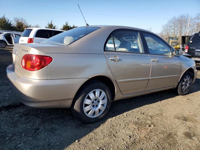 2T1BR38E24C203581 - 2004 TOYOTA COROLLA CE BEIGE photo 3