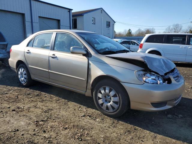 2T1BR38E24C203581 - 2004 TOYOTA COROLLA CE BEIGE photo 4