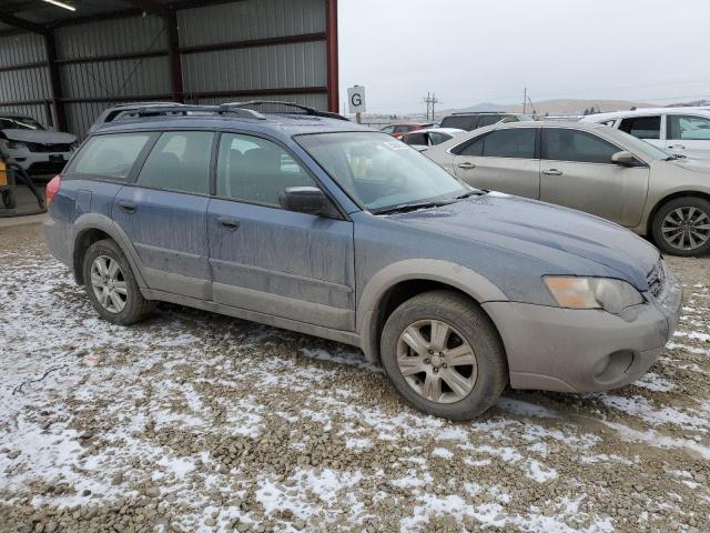 4S4BP61C557329710 - 2005 SUBARU LEGACY OUTBACK 2.5I BLUE photo 4