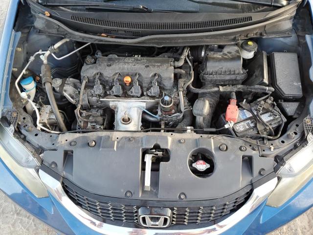 2HGFB2F93FH554306 - 2015 HONDA CIVIC EXL ლურჯი ფოტო 11
