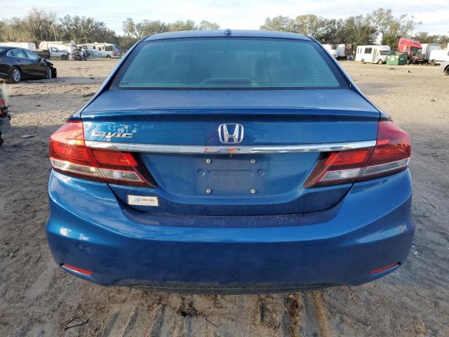 2HGFB2F93FH554306 - 2015 HONDA CIVIC EXL ლურჯი ფოტო 6