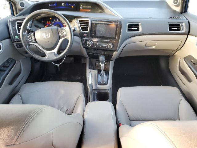 2HGFB2F93FH554306 - 2015 HONDA CIVIC EXL ლურჯი ფოტო 8