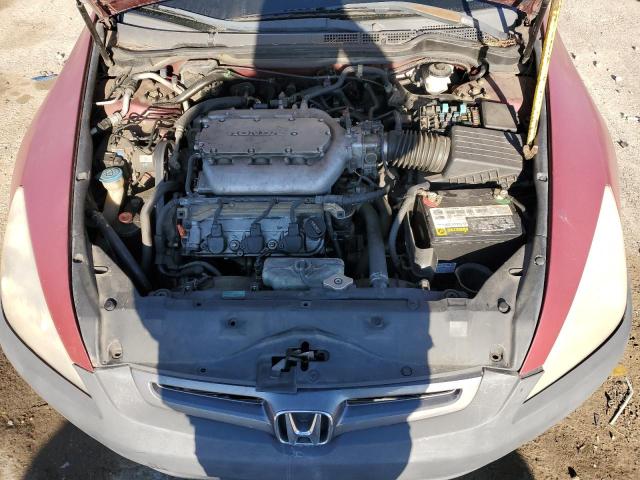 1HGCM66385A028945 - 2005 HONDA ACCORD LX RED photo 11