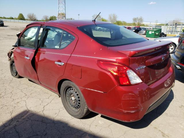 3N1CN7APXKL879146 - 2019 NISSAN VERSA S RED photo 2