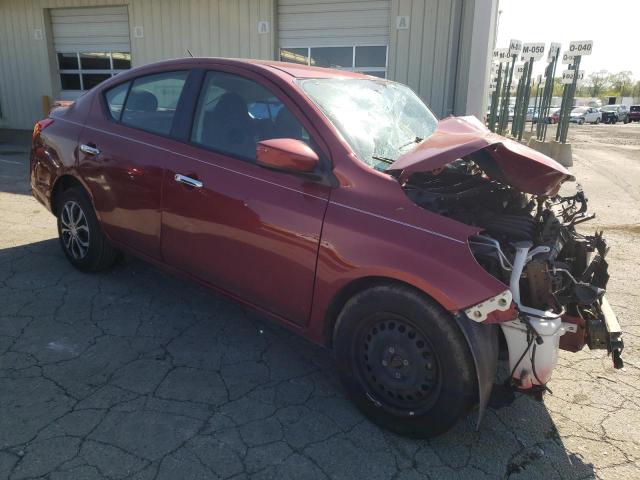 3N1CN7APXKL879146 - 2019 NISSAN VERSA S RED photo 4