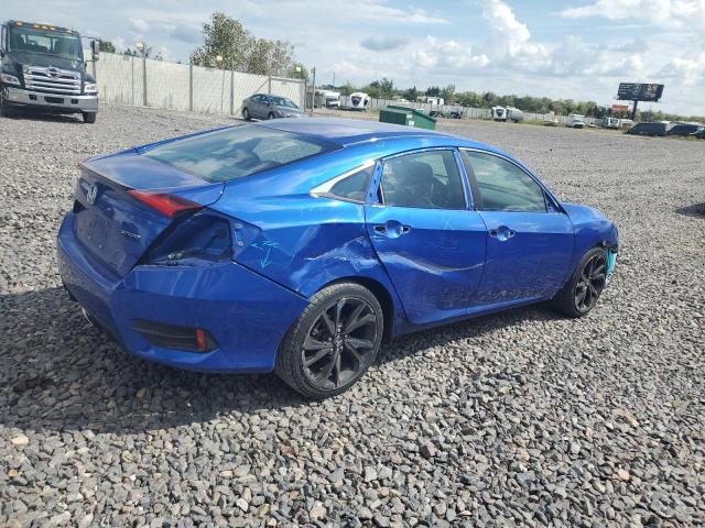 19XFC2F86ME001306 - 2021 HONDA CIVIC SPORT Blau Foto 3