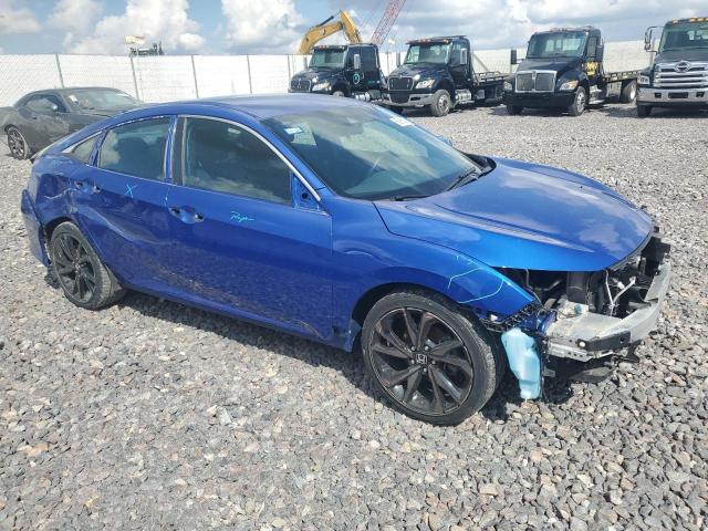 19XFC2F86ME001306 - 2021 HONDA CIVIC SPORT Blau Foto 4