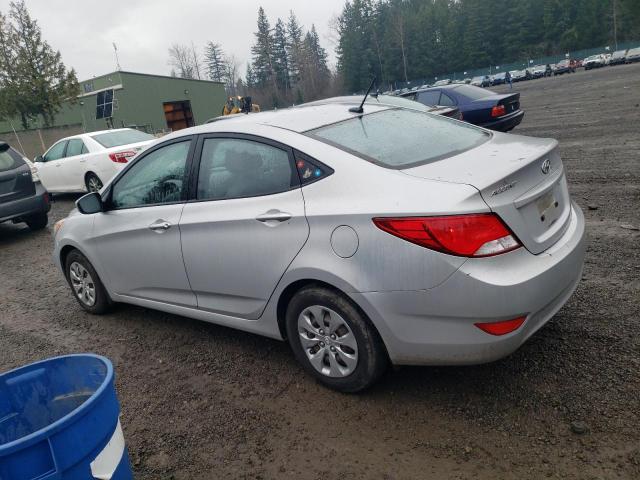 KMHCT4AEXGU084767 - 2016 HYUNDAI ACCENT SE SILVER photo 2